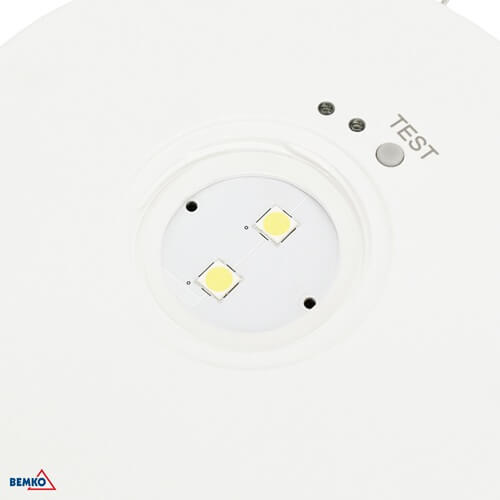 C90-TLR2-3ZS-AT3H PANIK SVJETILJKA LED 2,5W 3H IP65 OKRUGLA TOLER-2 OPTIKA