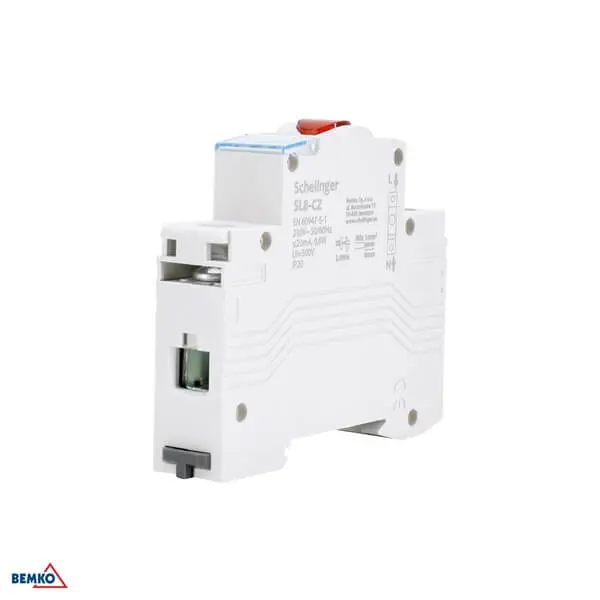 A15-SL8-CZ SIGNALNA MODULARNA LED SVJETILJKA NA DIN SL8 CRVENA