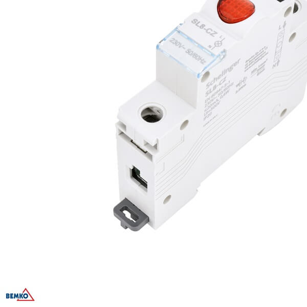 A15-SL8-CZ SIGNALNA MODULARNA LED SVJETILJKA NA DIN SL8 CRVENA