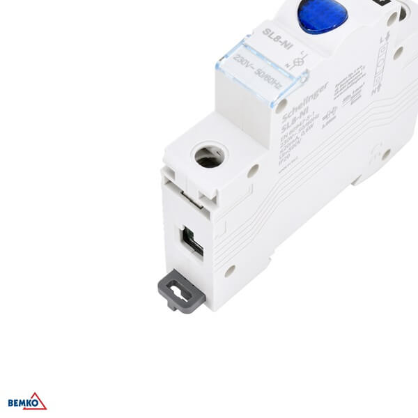 A15-SL8-NI SIGNALNA MODULARNA LED SVJETILJKA NA DIN SL8 PLAVA