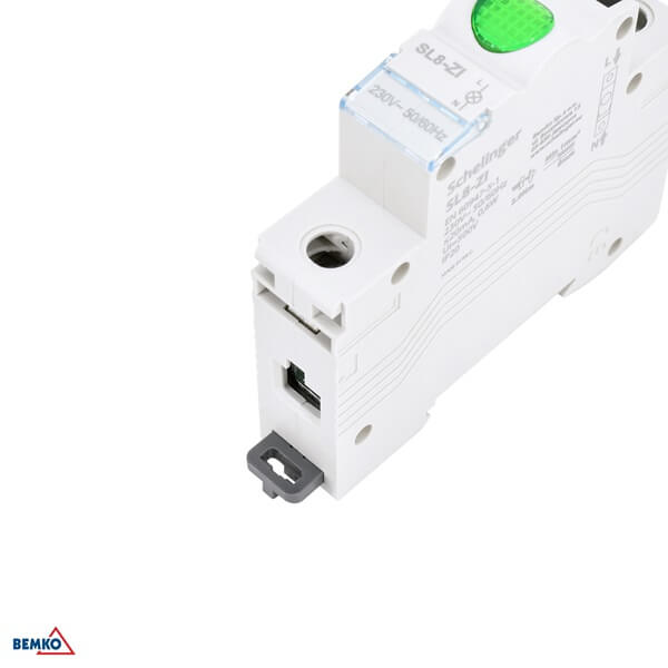 A15-SL8-ZI SIGNALNA MODULARNA LED SVJETILJKA NA DIN SL8 ZELENA